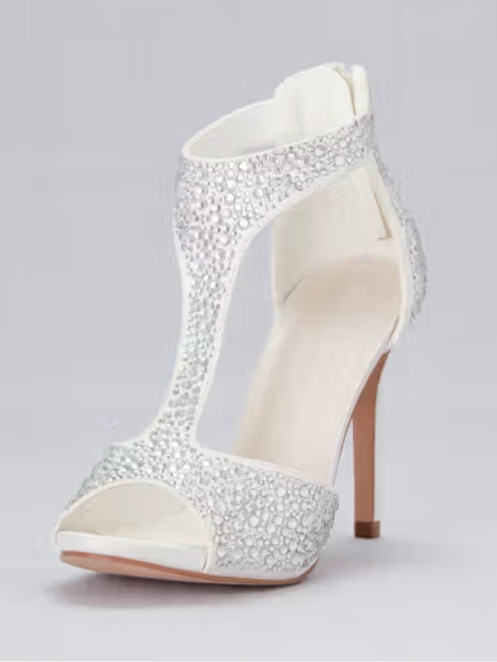 Crystal-Detailed Peep-Toe Shooties STYLE# NELIA 8.5